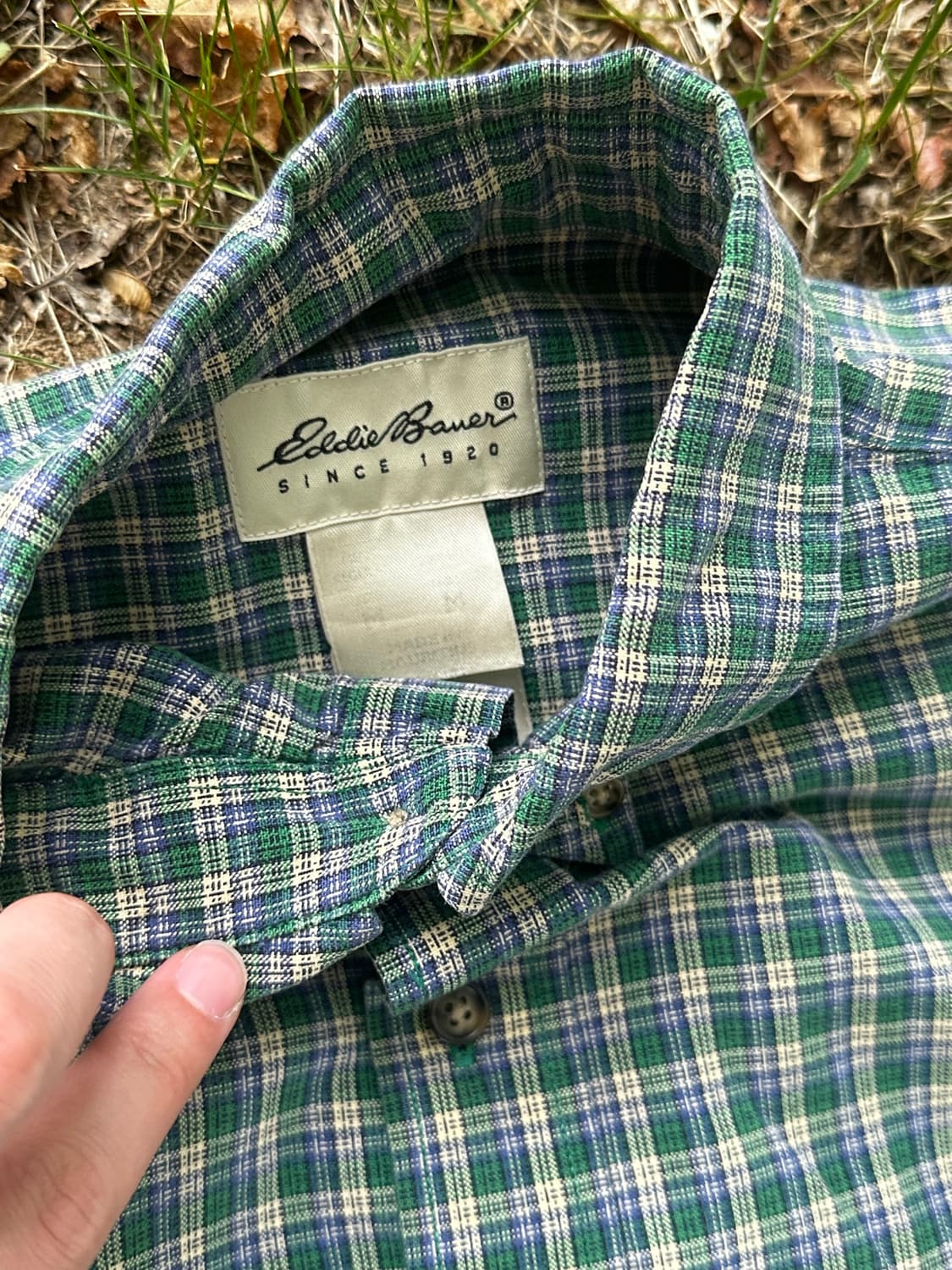 Eddie Bauer 90‘s button down check shirt 상품이미지6