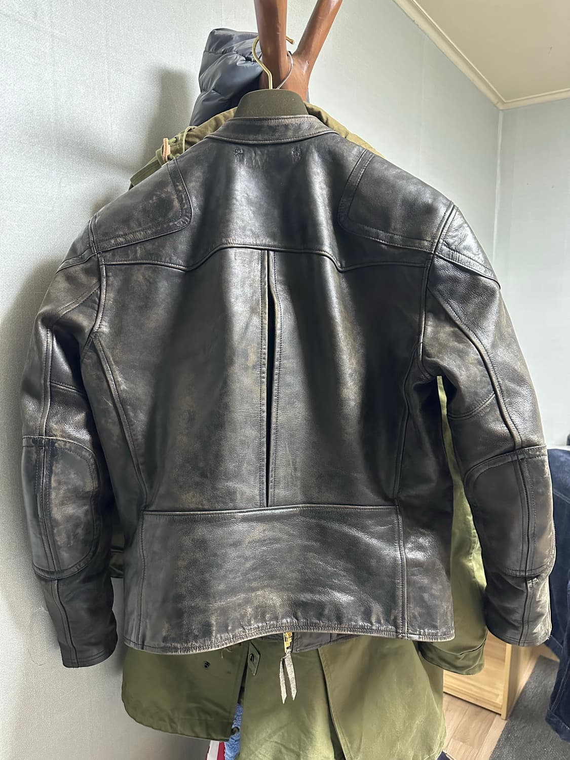 rrl 모토레더자켓 m사이즈 상품이미지2