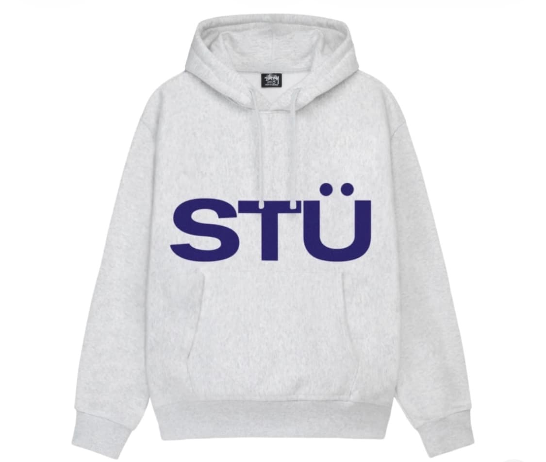 스투시 올 캡스 후드 애쉬 헤더 상품이미지1
