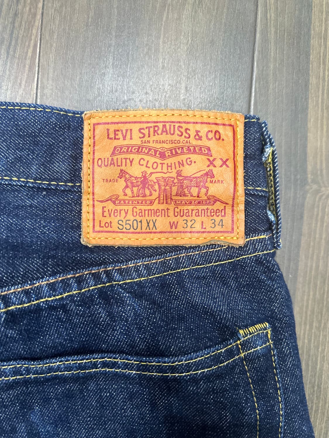 리바이스 lvc 1944 501 데님청바지  29-30 상품이미지6