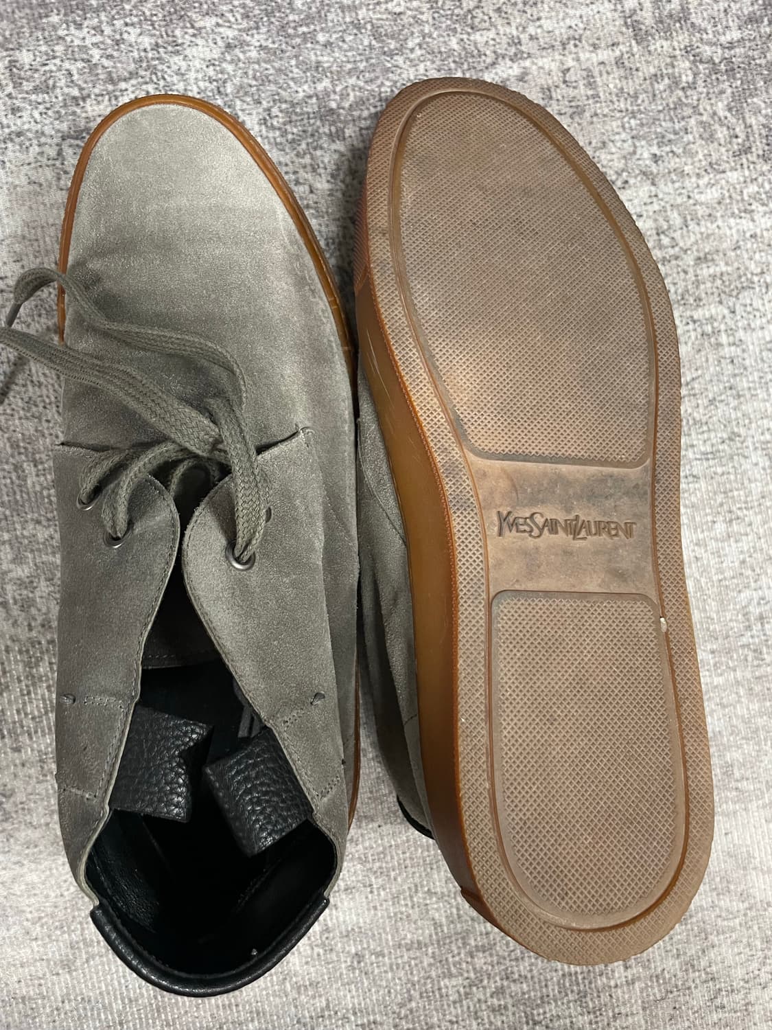 Vintage YSL 스웨이드 데져트 스페인 생산 상품이미지10