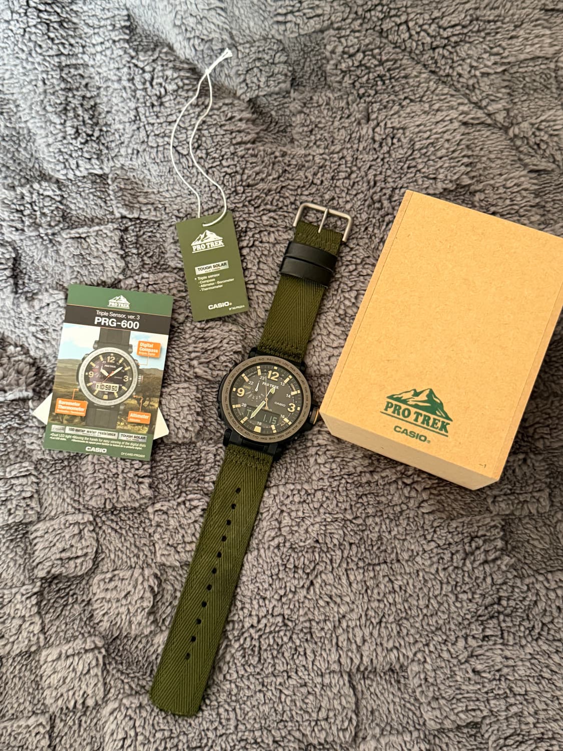 CASIO PRO TREK PRG-600 TOUGH SOLAR 상품이미지4