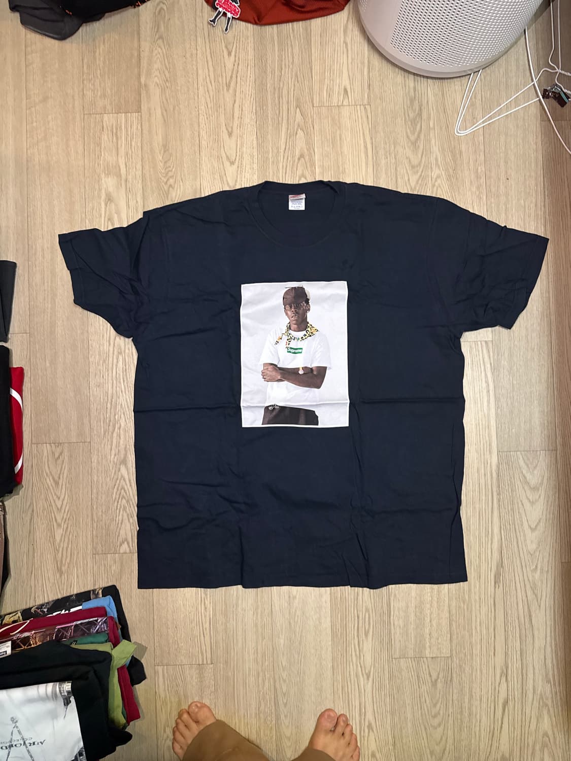 슈프림 타일러 더 크리에이터 포토티셔츠 네이비 상품이미지1