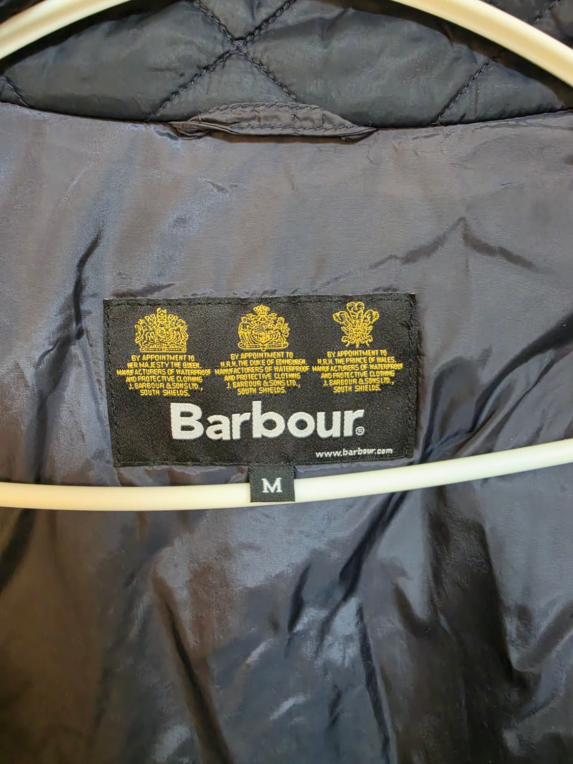 Barbour 남성 퀼팅 자켓 M 상품이미지7