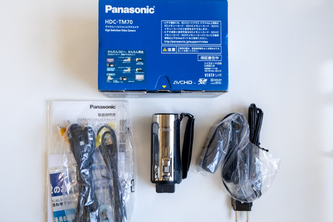 Panasonic HDC-TM70-K / 빈티지 디지털 캠코더 상품이미지9