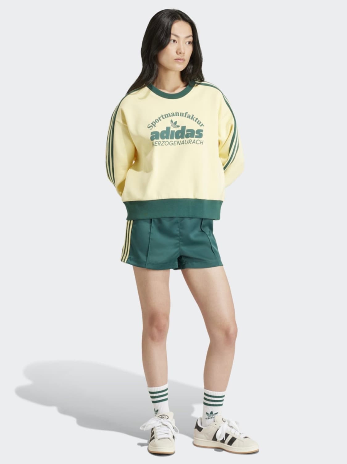 아디다스 3s 새틴 숏 져지 팬츠 반바지 상품이미지3