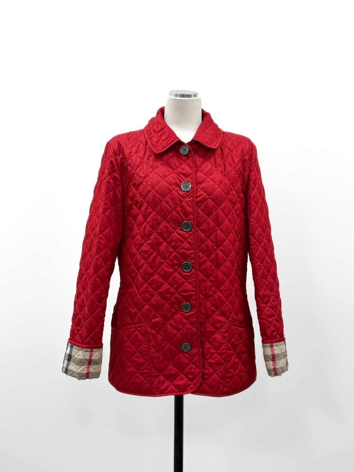 버버리 브릿 레드 퀼팅 자켓 상품이미지5