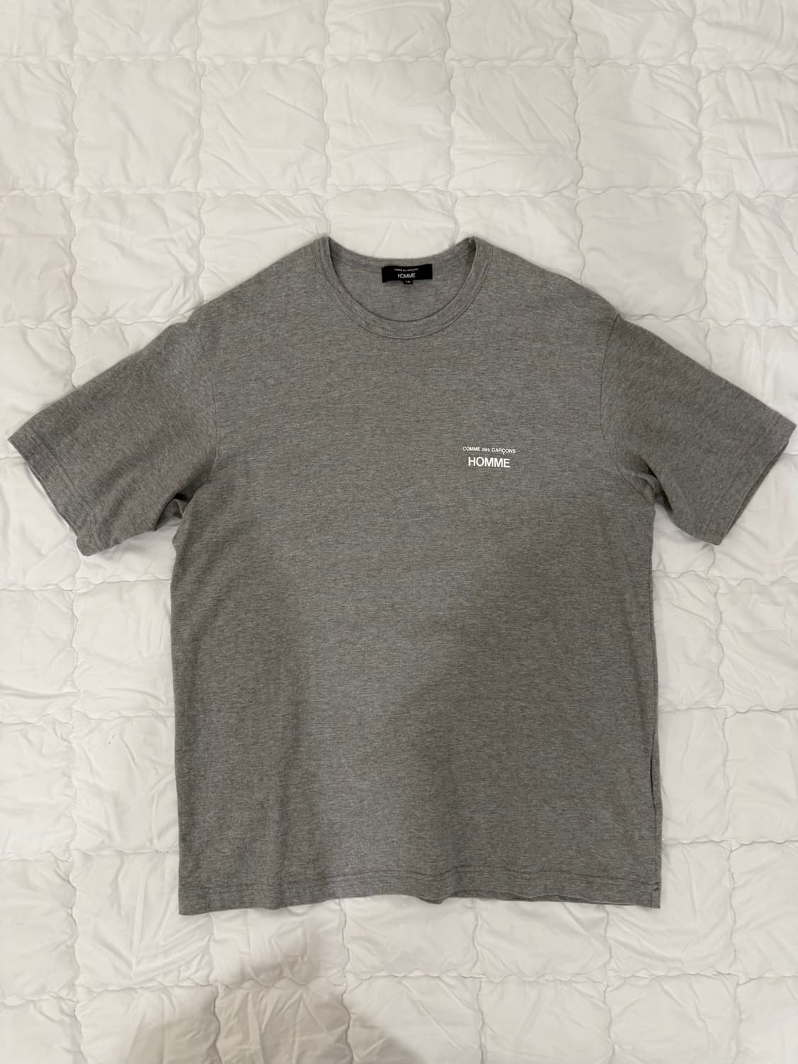 꼼데가르송옴므 코튼저지 반팔티셔츠 그레이 상품이미지1