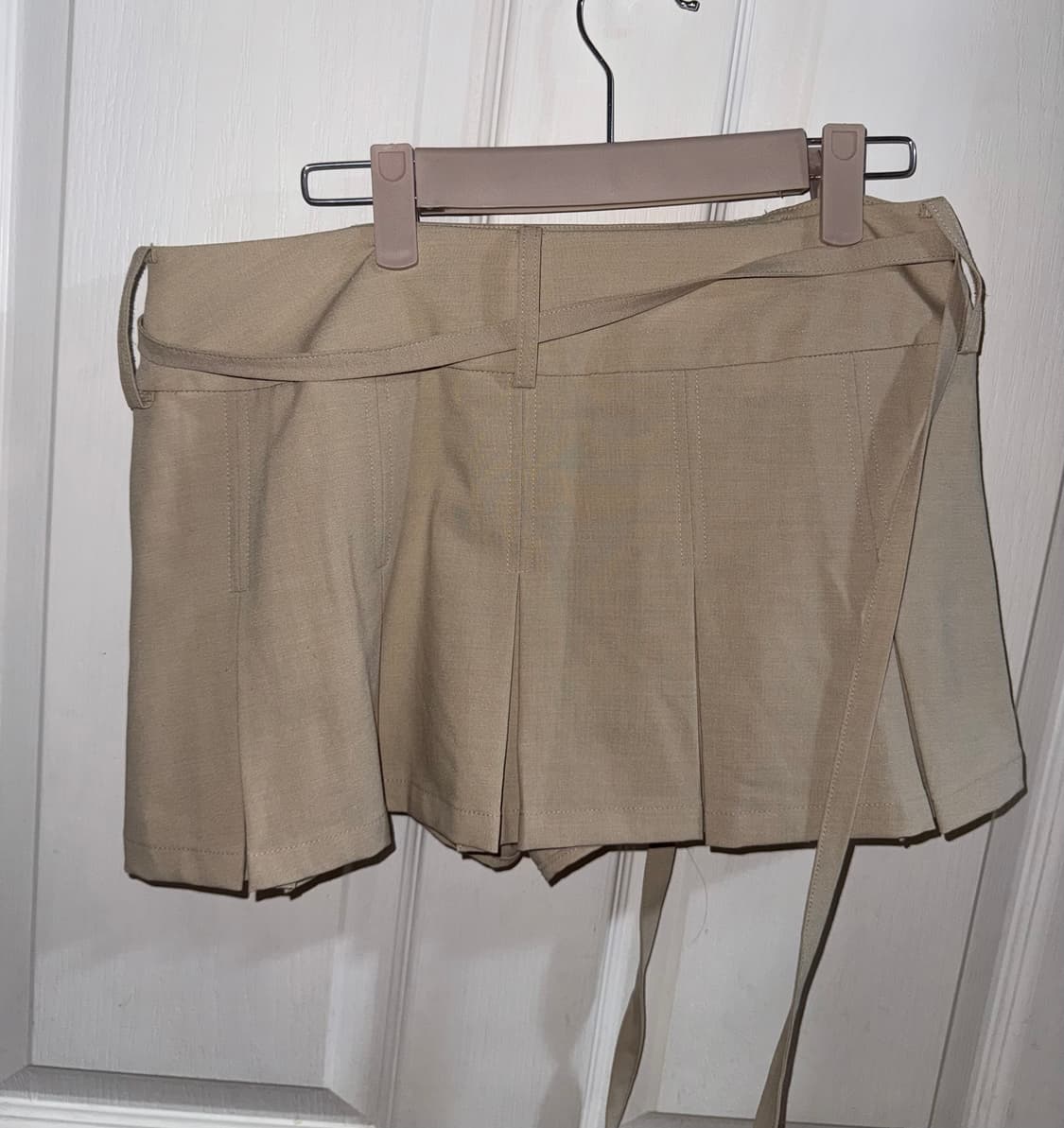 페인오어플레저 미니스커트 베이지  상품이미지2