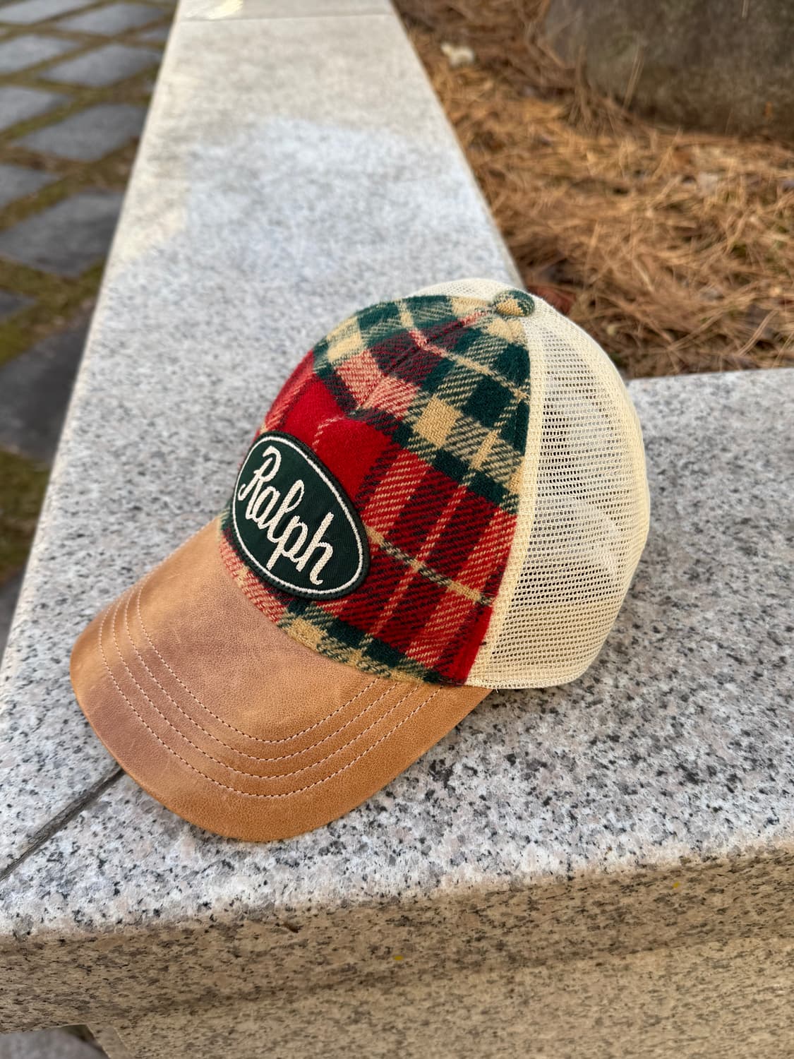 Polo Country 폴로 컨트리 플란넬 레더 트러커 캡 상품이미지2