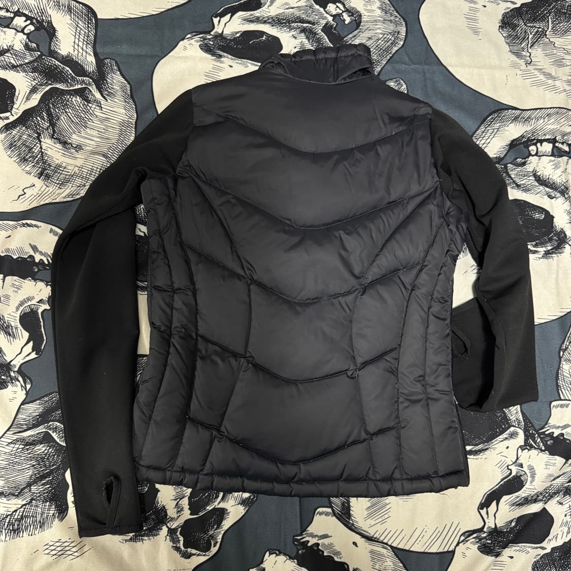 노스페이스 써모볼 패딩  웜업 사선집업  여성 M사이즈 상품이미지5