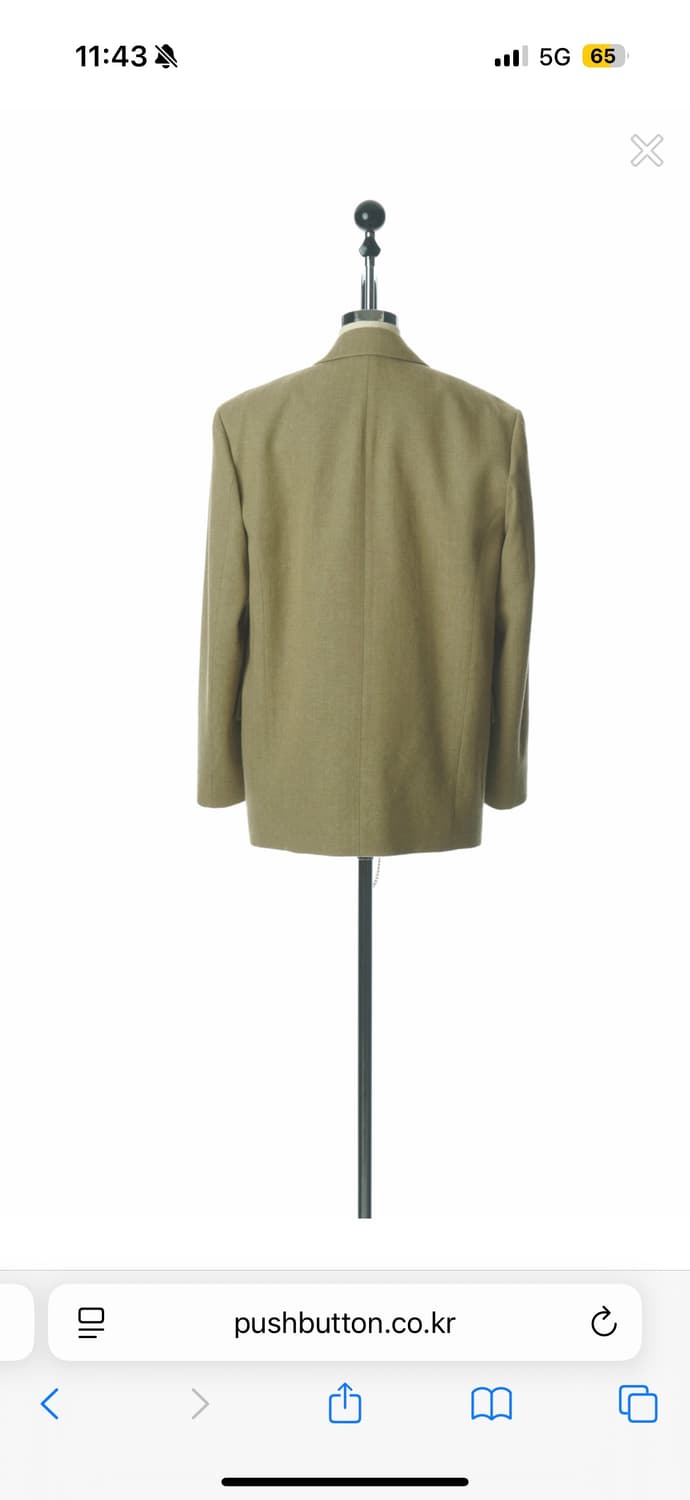 🤎푸쉬버튼 자켓 새상품🤎 상품이미지5