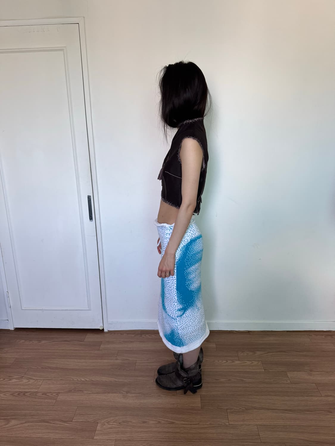 Cop Copine 스웨이드 베스트 상품이미지7