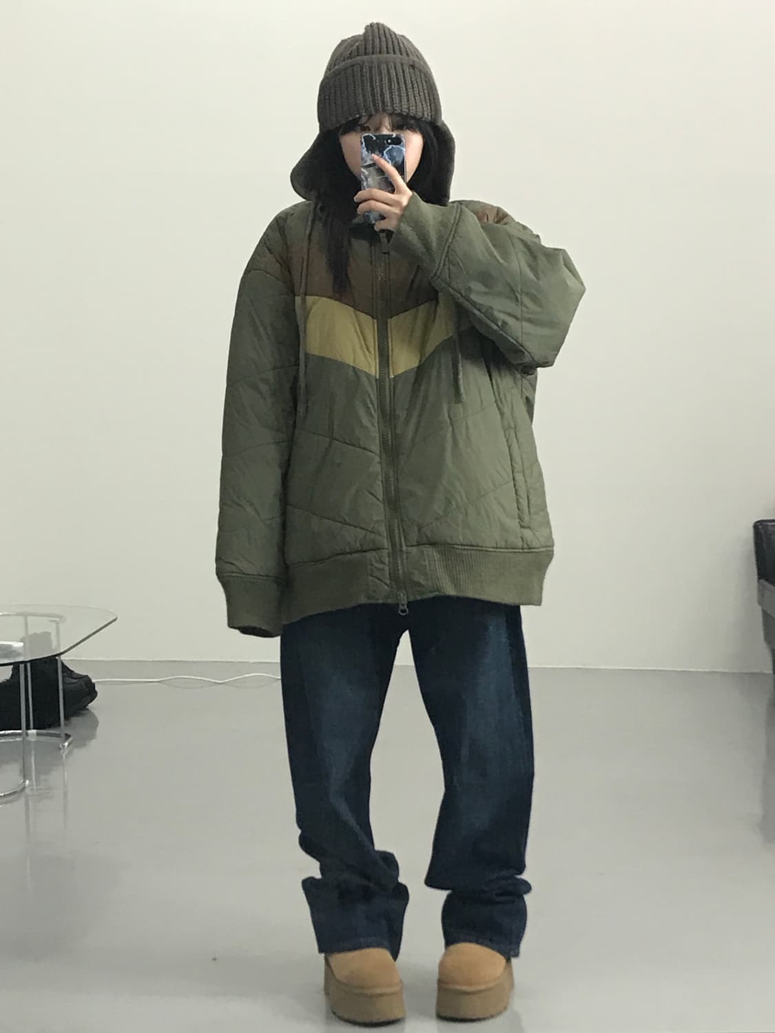 빈티지 아웃도어 패딩 재킷 상품이미지1