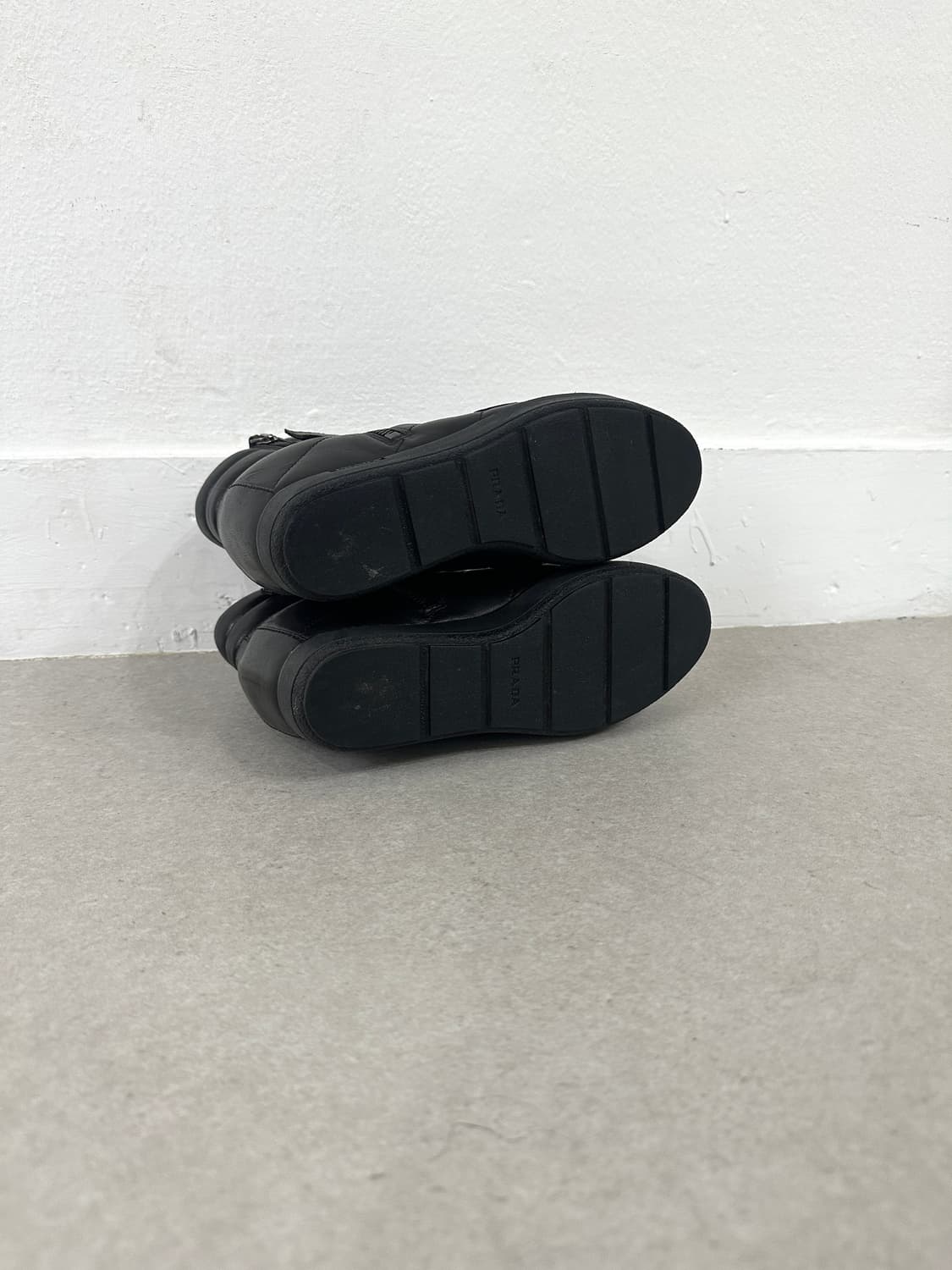 프라다 스포츠 2000s 나파 램스킨 히든웨지 하이탑 상품이미지9