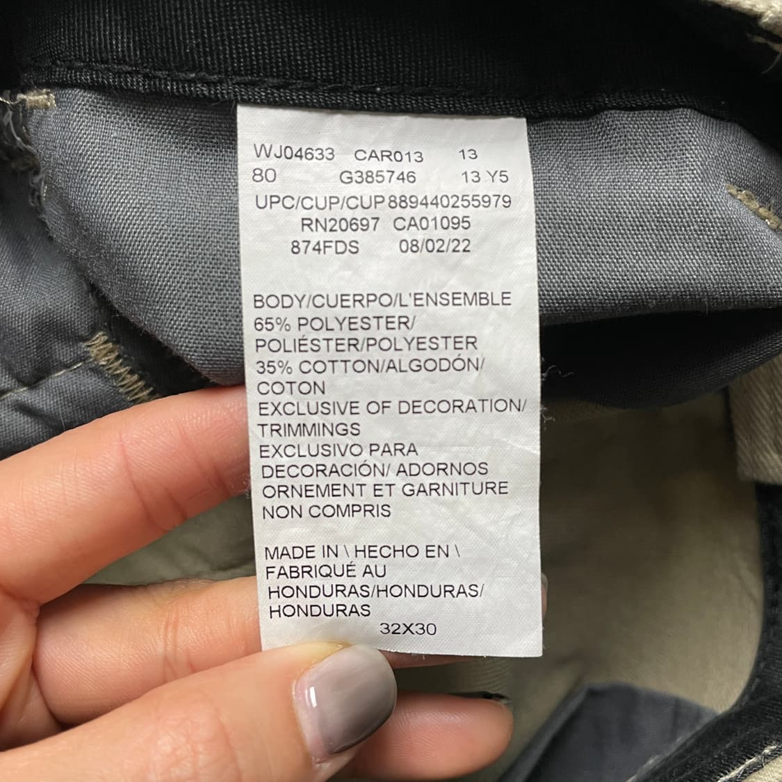 DICKIES 디키즈 빈티지 베이지 코튼 치노팬츠 A00800 상품이미지10