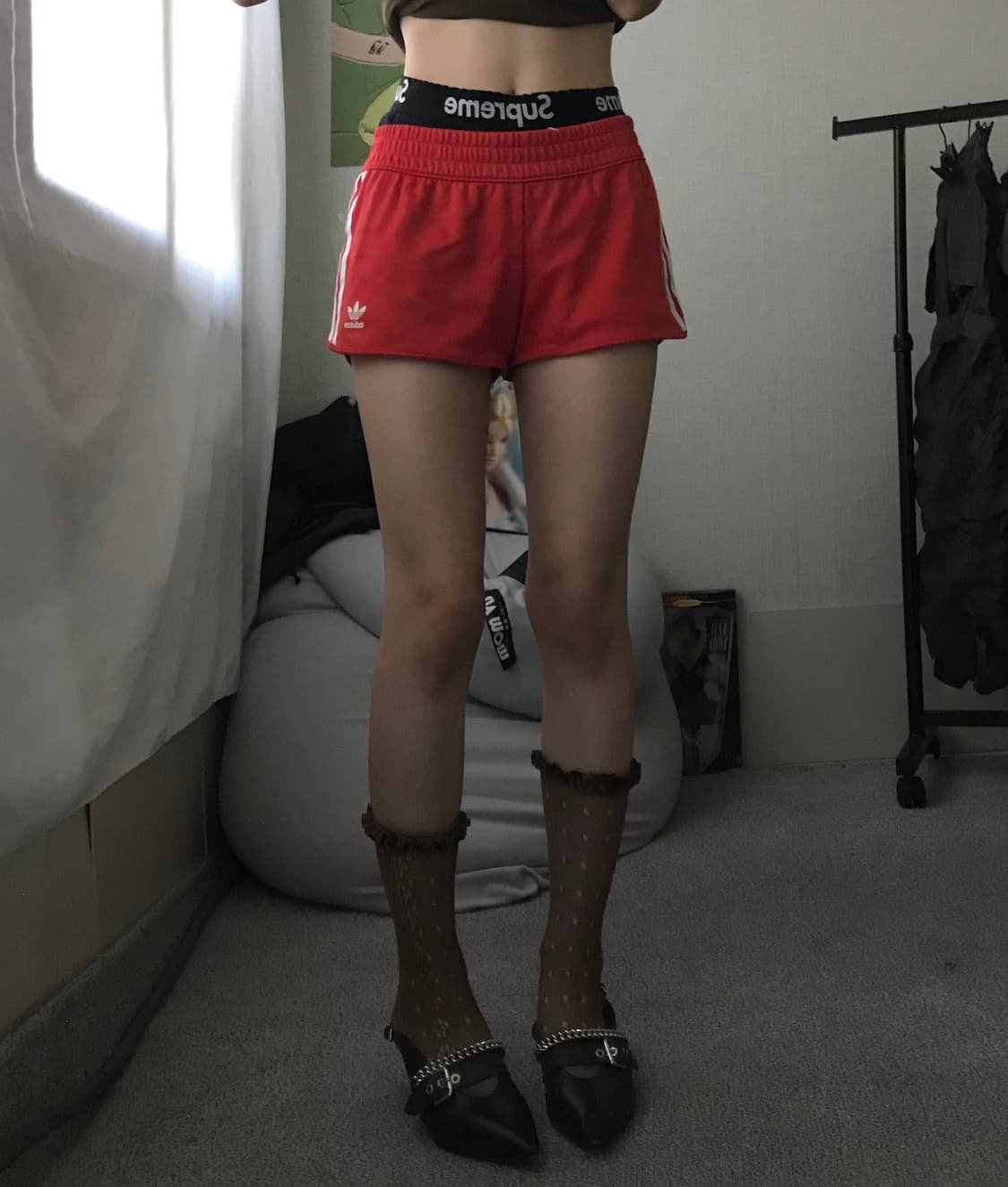 아디다스 레드 쇼츠 상품이미지5