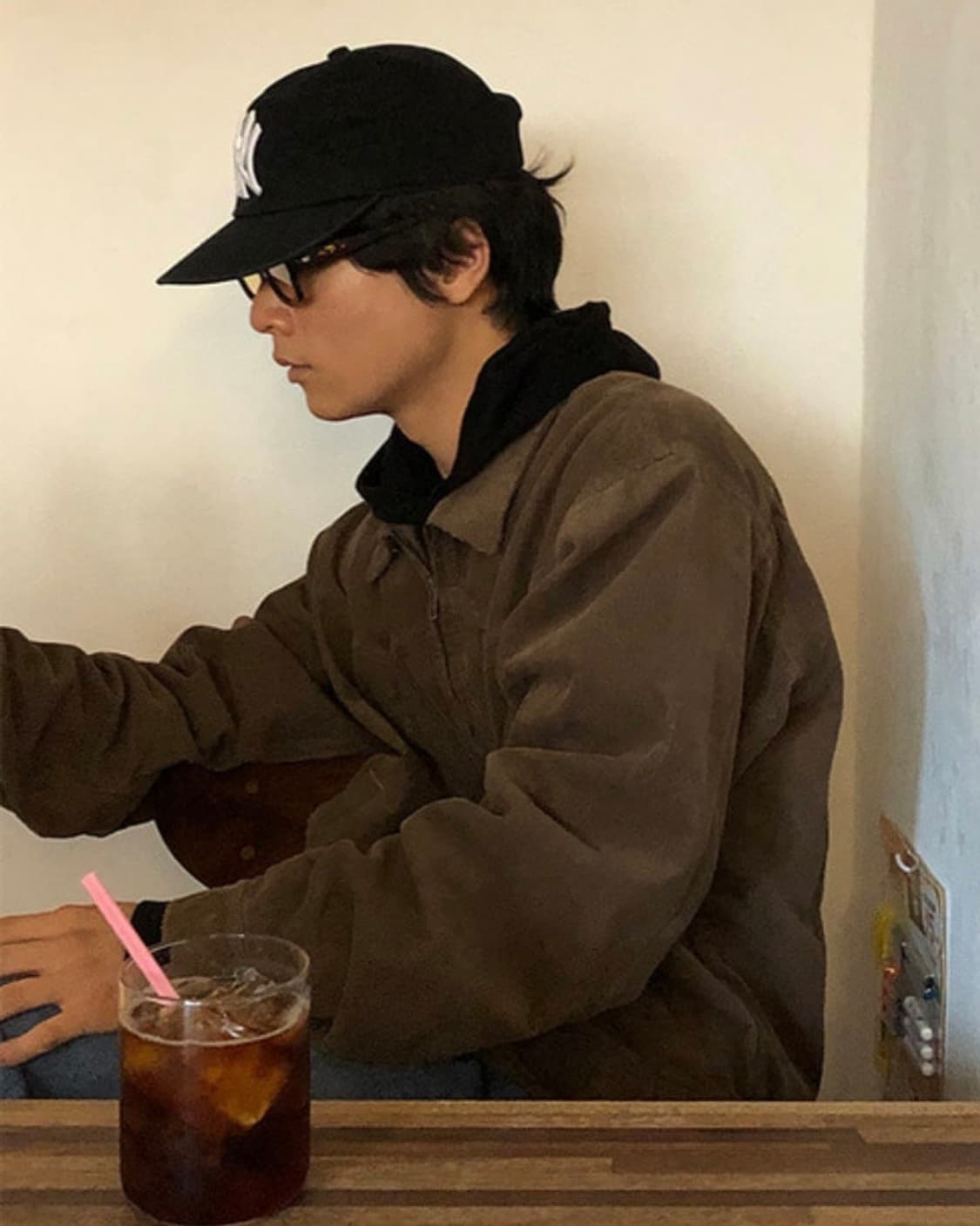 브라운 빈티지 다잉 코듀로이 자켓 웨스턴 워크웨어 크롭핏 유니섹스 상품이미지1