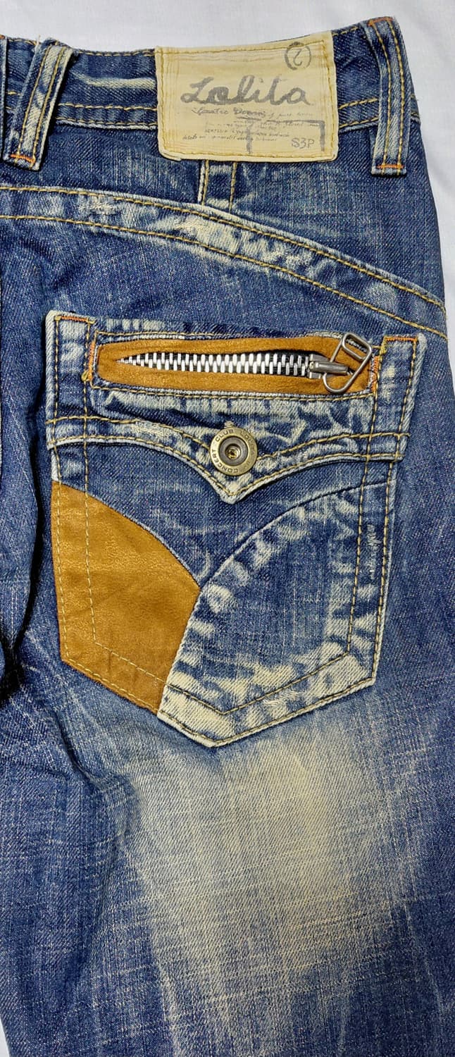 일본 Lolita 빈티지 청바지 28 상품이미지5