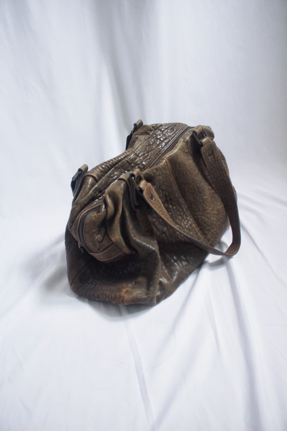 washed-brown vintage leather bag 상품이미지1