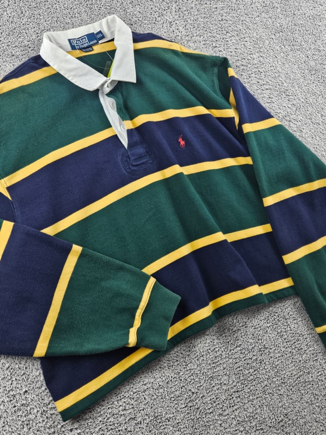 폴로랄프로렌 크롭 커스텀 스트라이프 럭비 티셔츠 (2XL) / 11419 상품이미지6