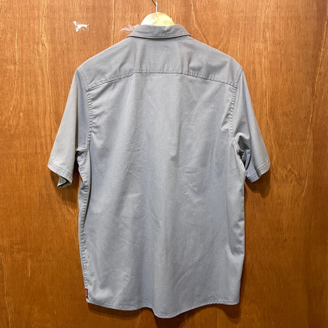 (M) Wrangler 랭글러 솔리드 반팔 셔츠    상품이미지4