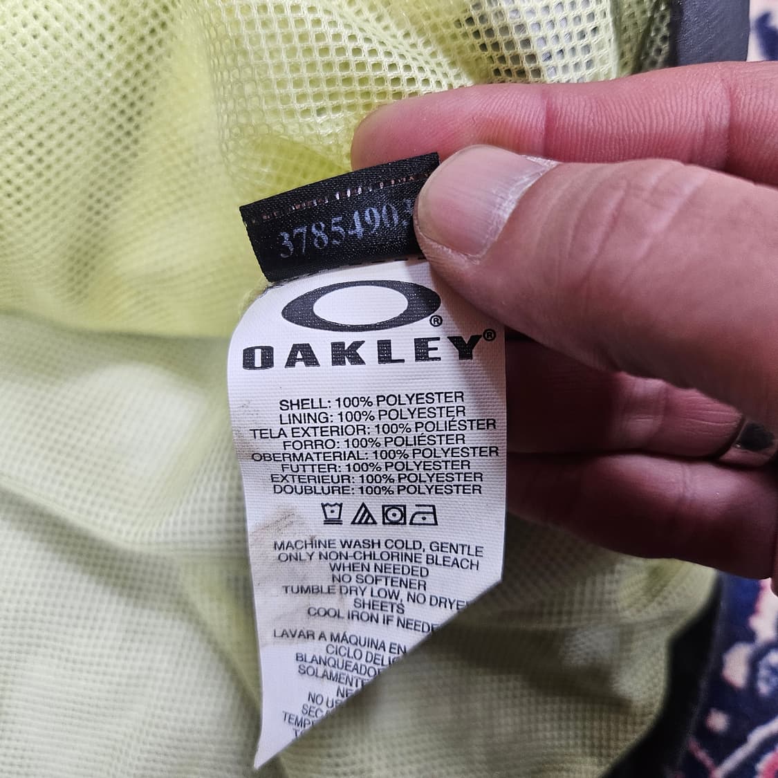 오클리(OAKLEY) 파일럿 팩토리 그라데이션 바람막이 M size 상품이미지10