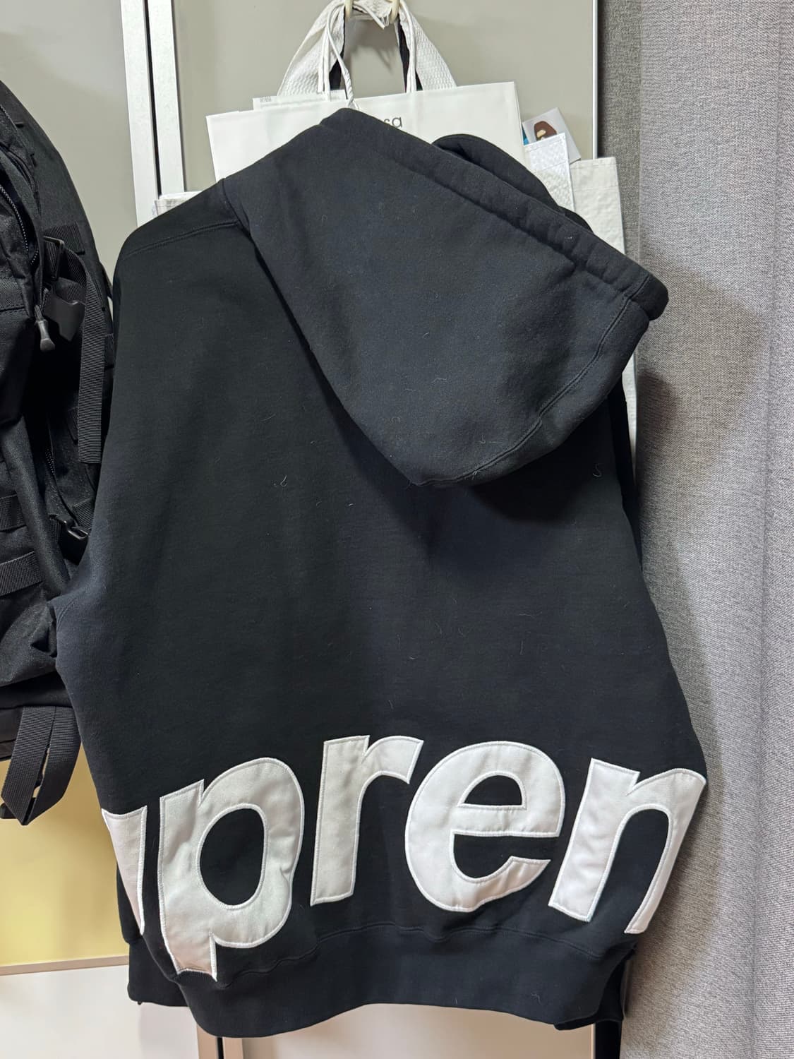 25ss 슈프림 빅 로고 후드집업 상품이미지2