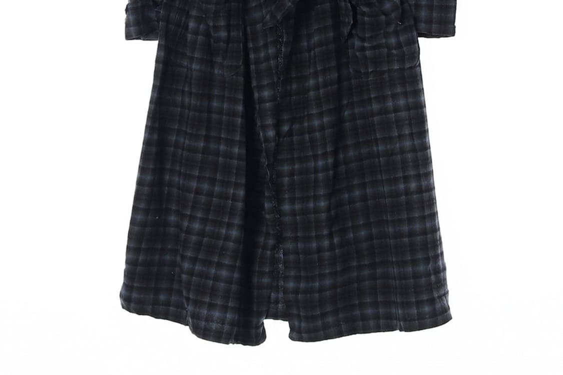 펜들턴 울 100% 체크 벨티드 로브 코트 상품이미지4