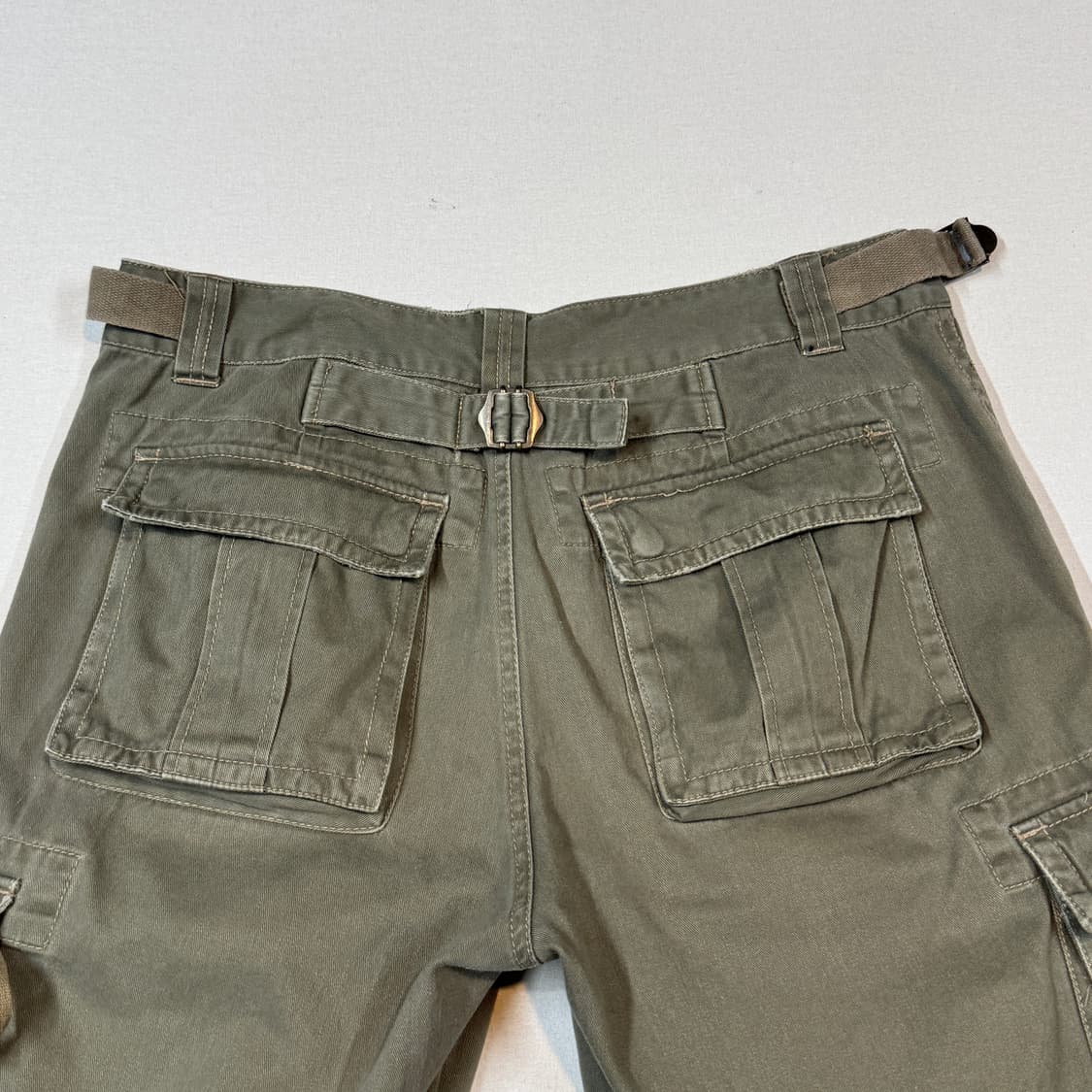 32inch) 브루인스 치노 빈티지 카고 스트랩 반바지 상품이미지7