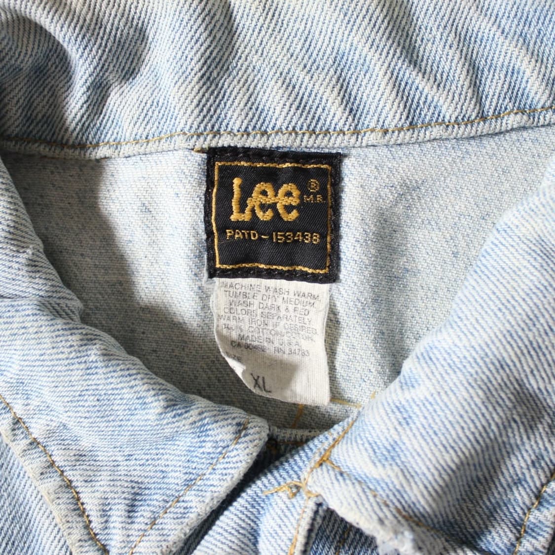 80‘s LEE x Hard Rock Cafe 데님 자켓 L021 상품이미지7