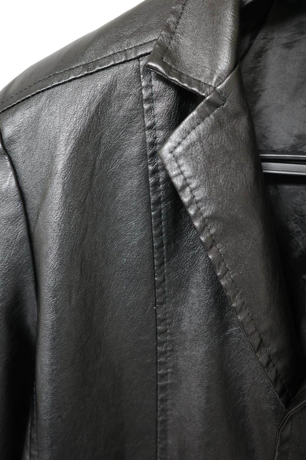 가죽(리얼레더) 테일러드 블레이저 자켓 XL 상품이미지3