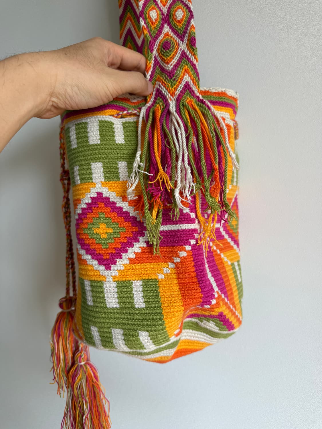 Pre owned 나바호 니팅 크로스백 상품이미지3