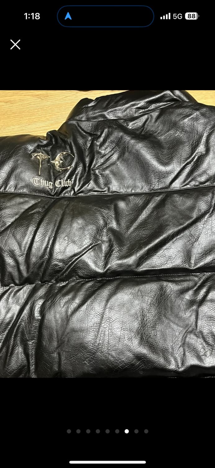 떠그클럽 레더패딩 2사이즈 상품이미지5