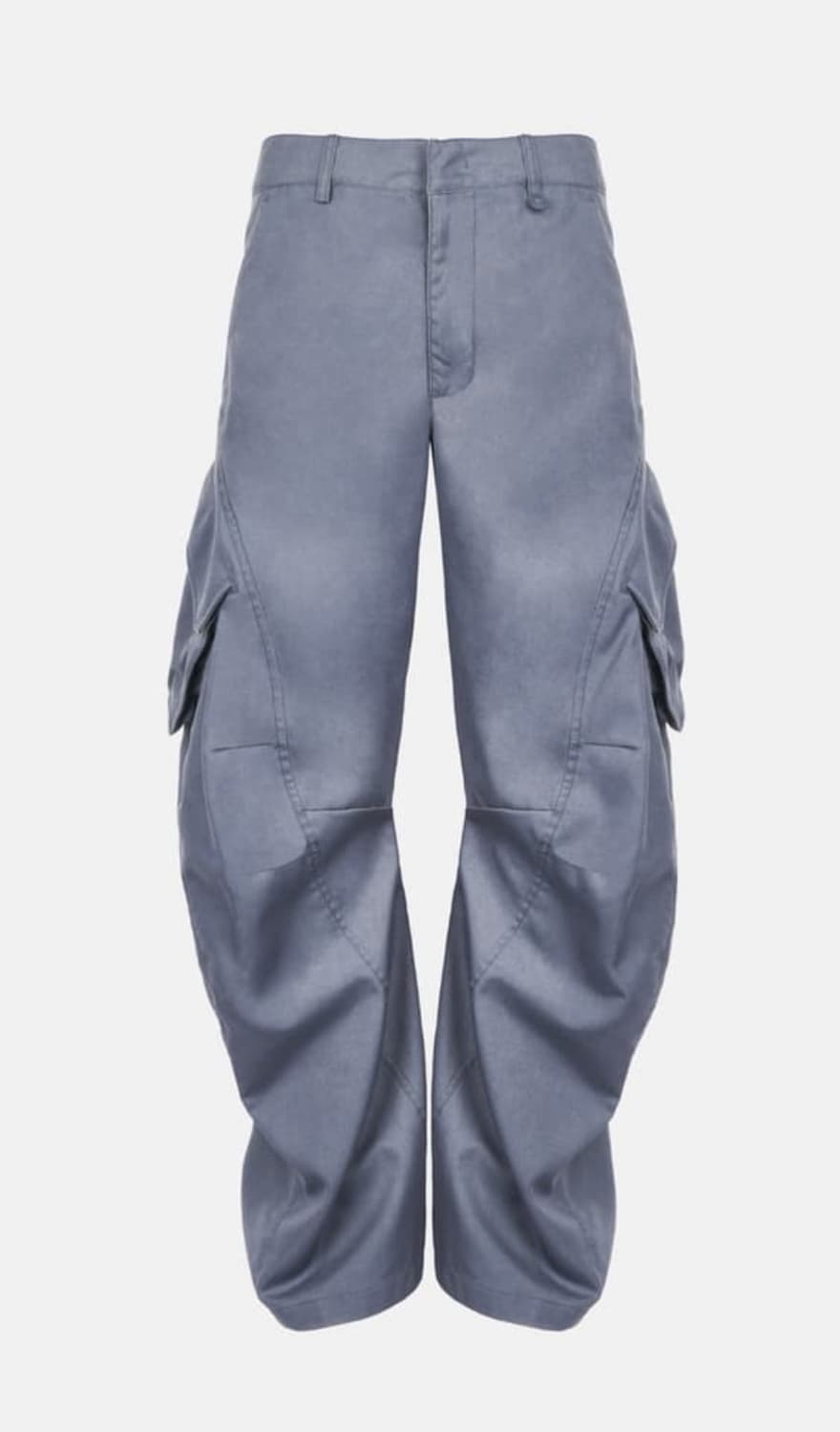 지용킴 코롱 아웃포켓 3D 팬츠 - 블루 상품이미지3