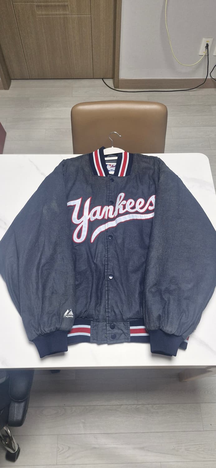 90s 마제스틱 봄버 자켓 뉴욕 양키스 상품이미지1