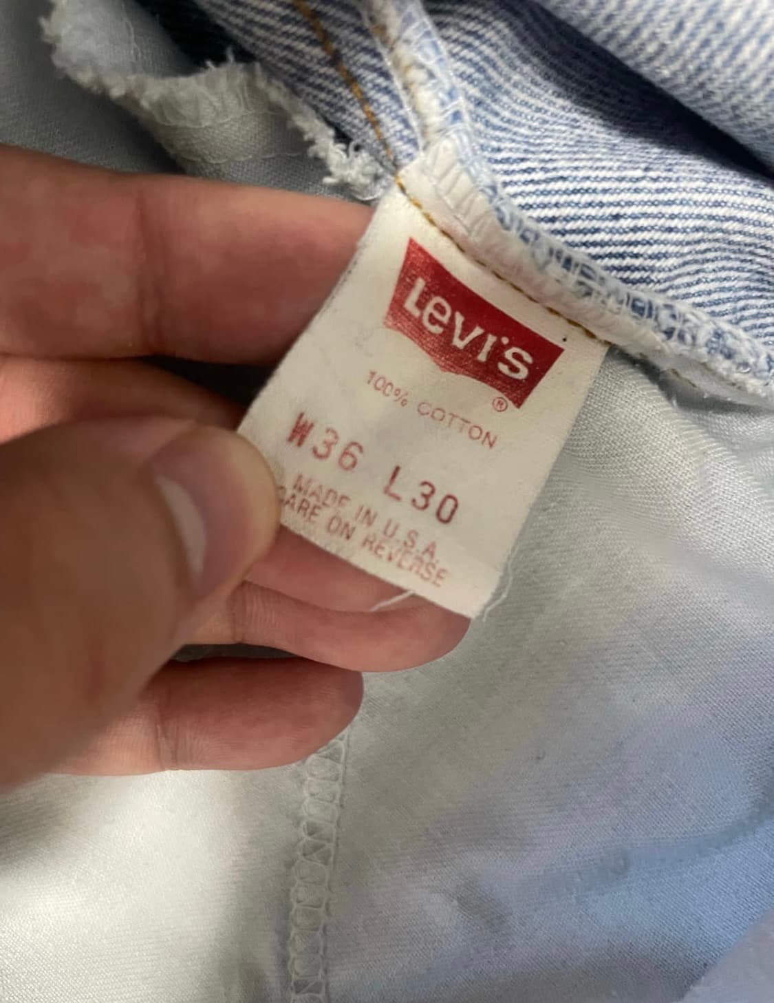 90s levi’s 리바이스 505 빈티지 데님 made in usa 상품이미지3