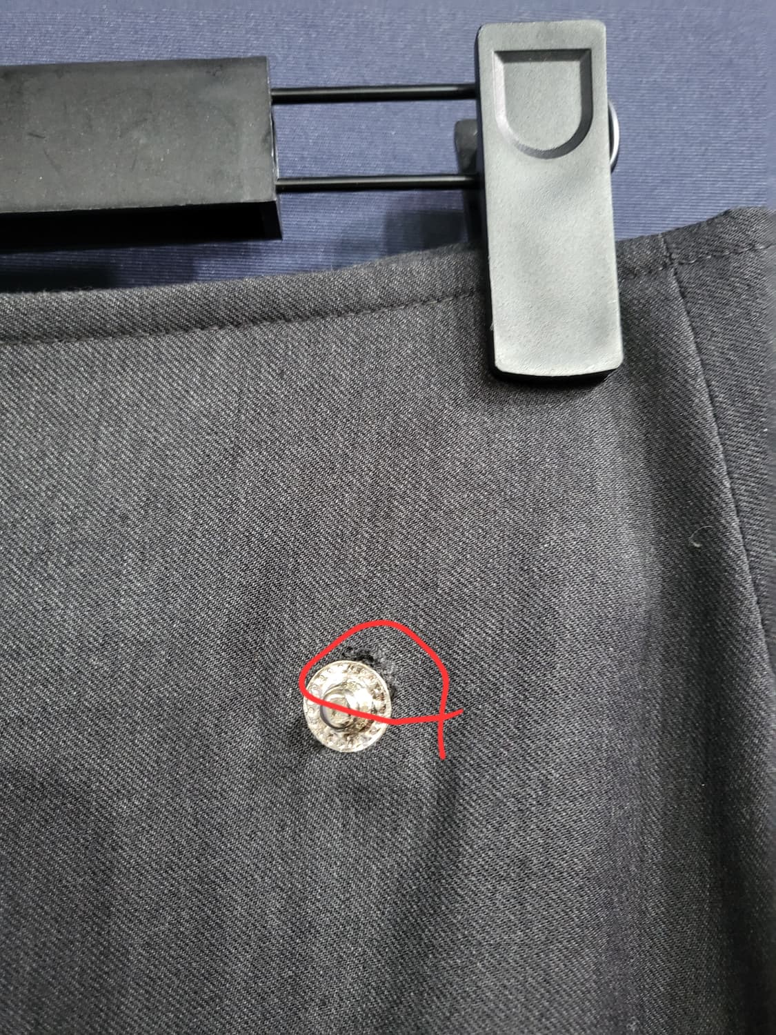 로우 클래식 언발란스 랩 스커트 상품이미지4