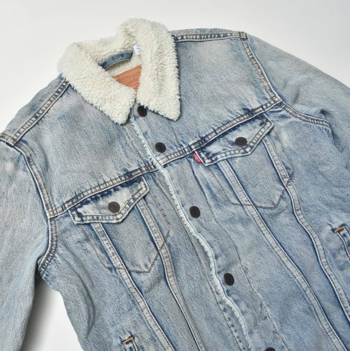 리바이스 쉐르파 트러커 청자켓 S N1173 상품이미지6