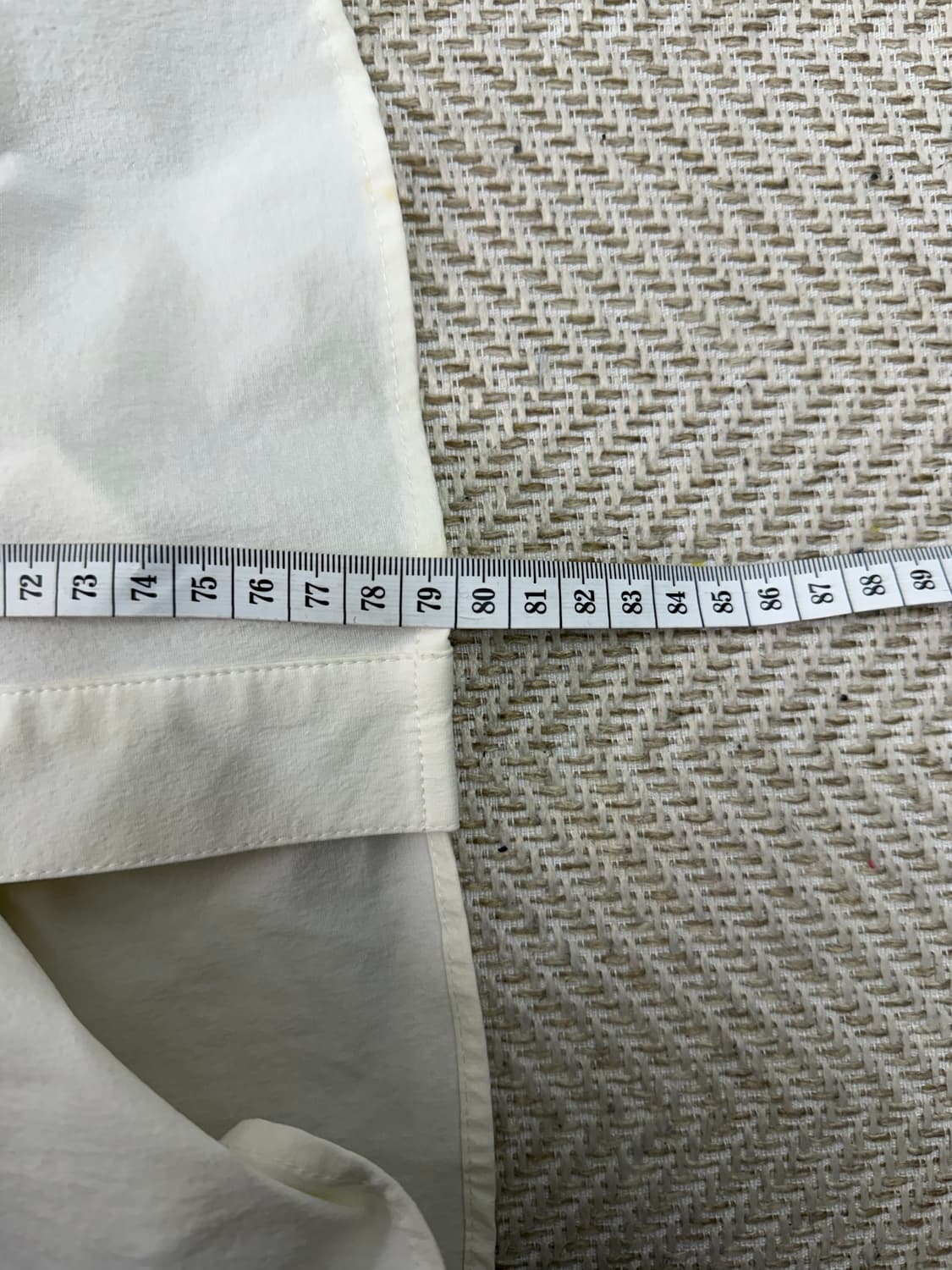 정품) 시스템옴므 한섬 21ss 오버핏 나일론 셔츠남방 95 상품이미지10