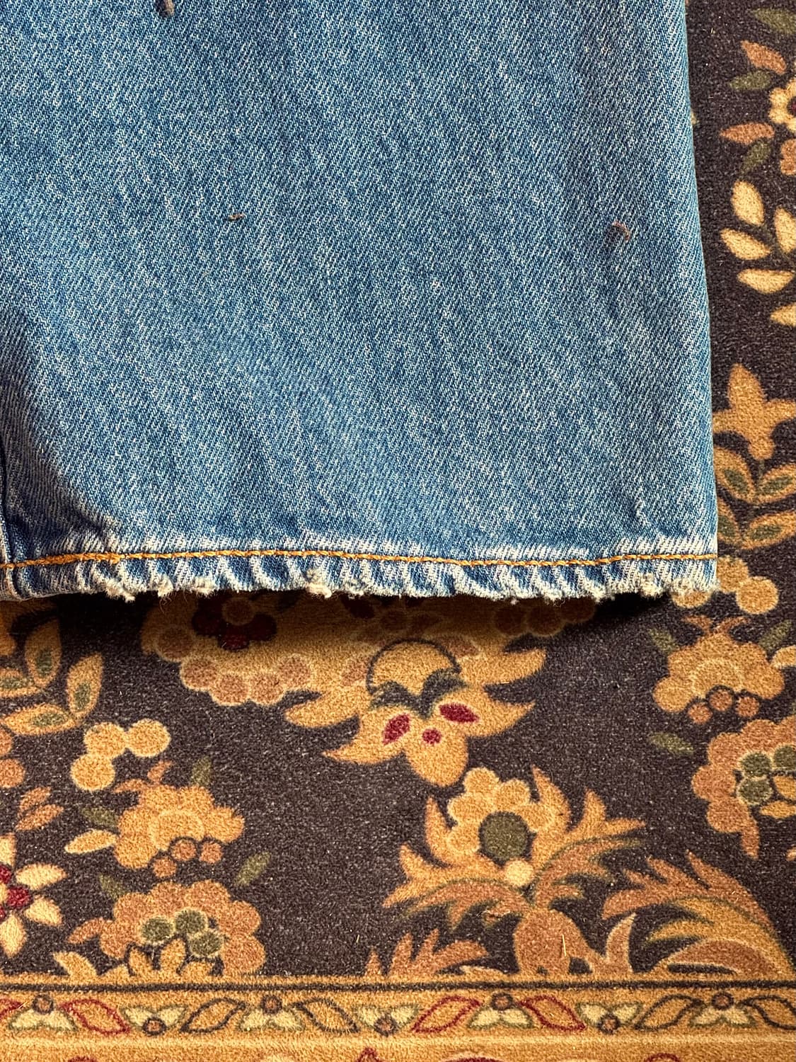 리바이스 501 데미지 리페어 패치워크 데님 상품이미지9