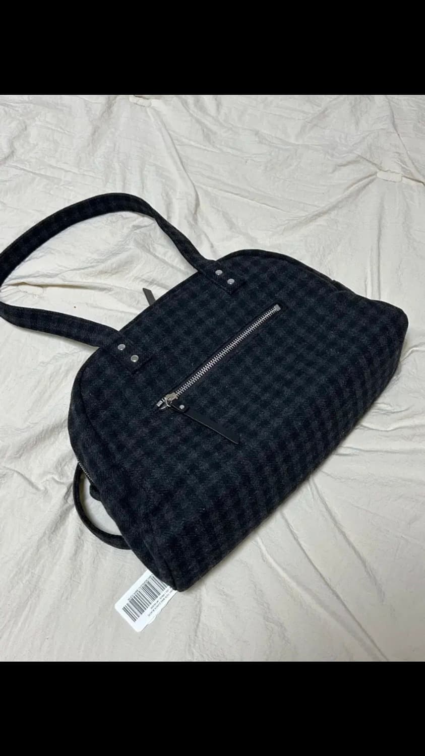 aeae EMBROIDERY TOTE BAG (Black) 상품이미지2