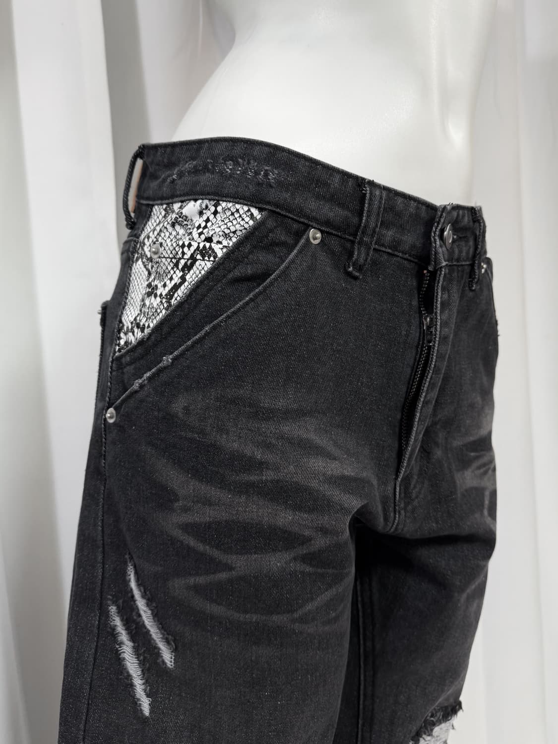 snake denim pants 상품이미지3