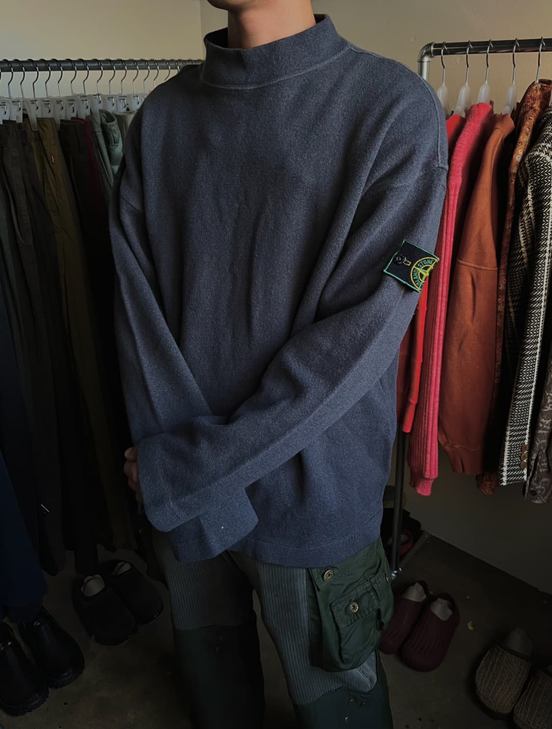 [XL]94AW 스톤아일랜드 아카이브 모크넥 플리스 상품이미지2