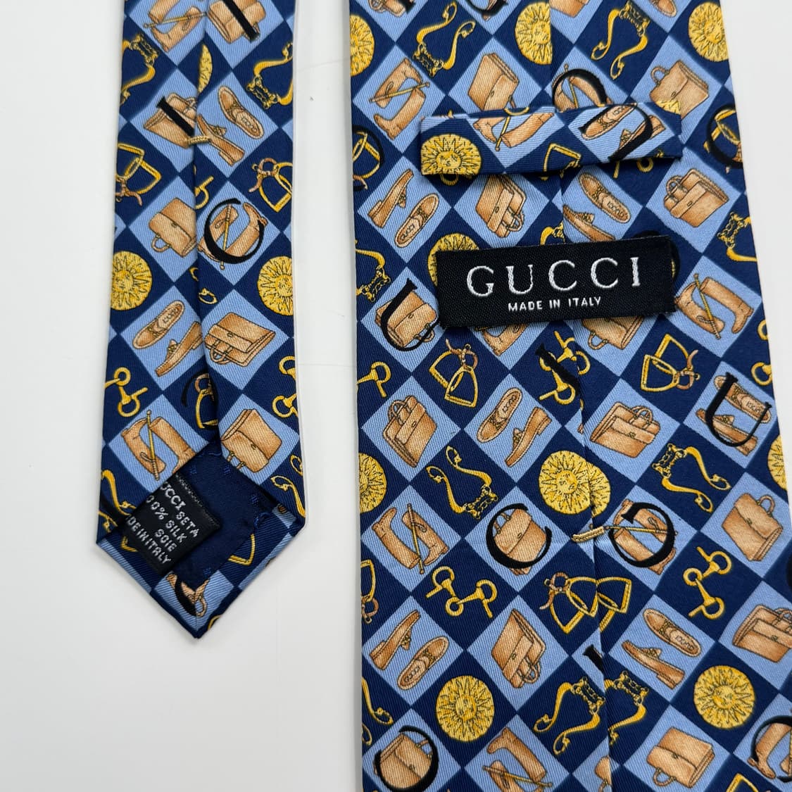 구찌(GUCCI) 영문 모노그램 명품 정품 넥타이 상품이미지5