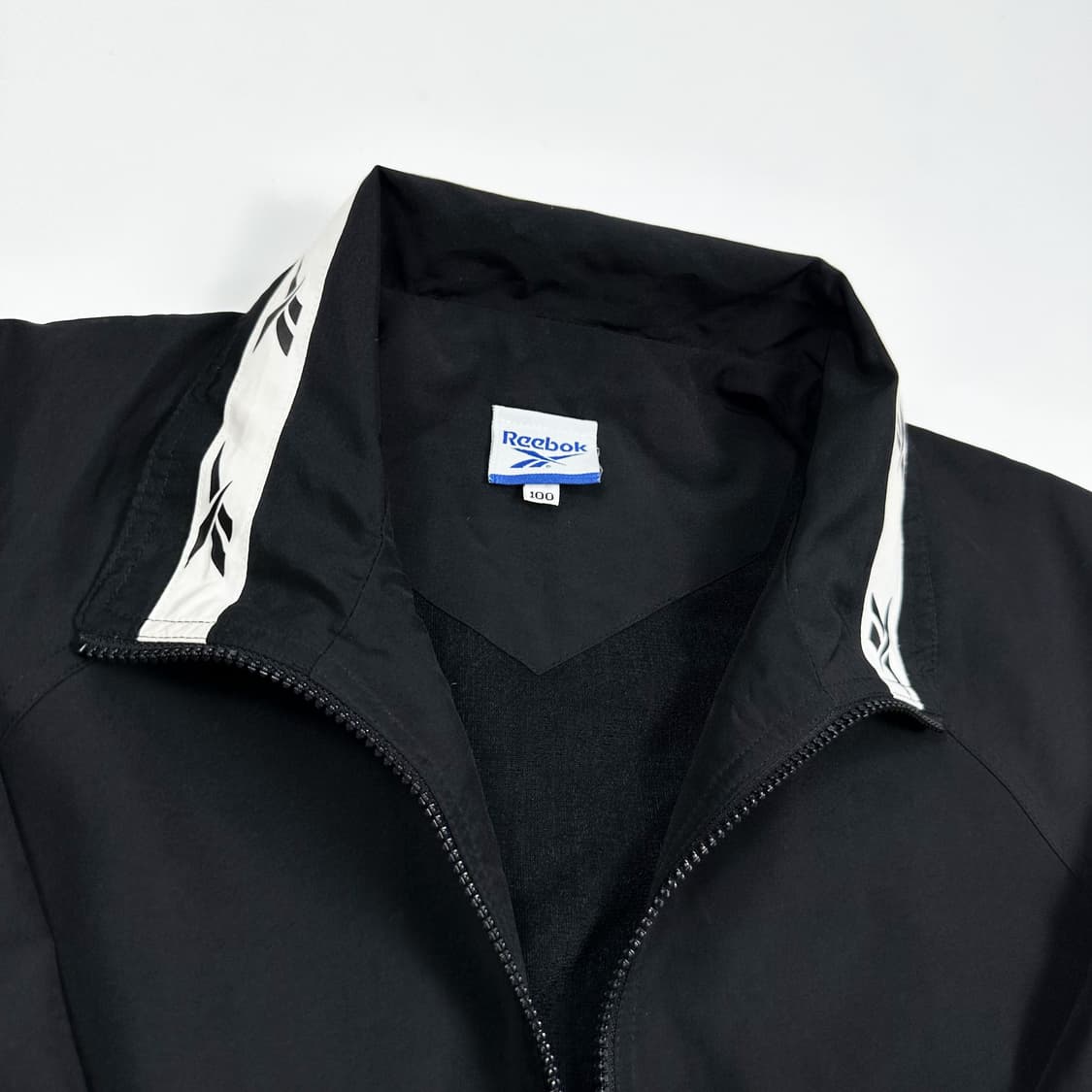 리복 올드스쿨 y2k 블랙 박시 바람막이 자켓 (L) 상품이미지5