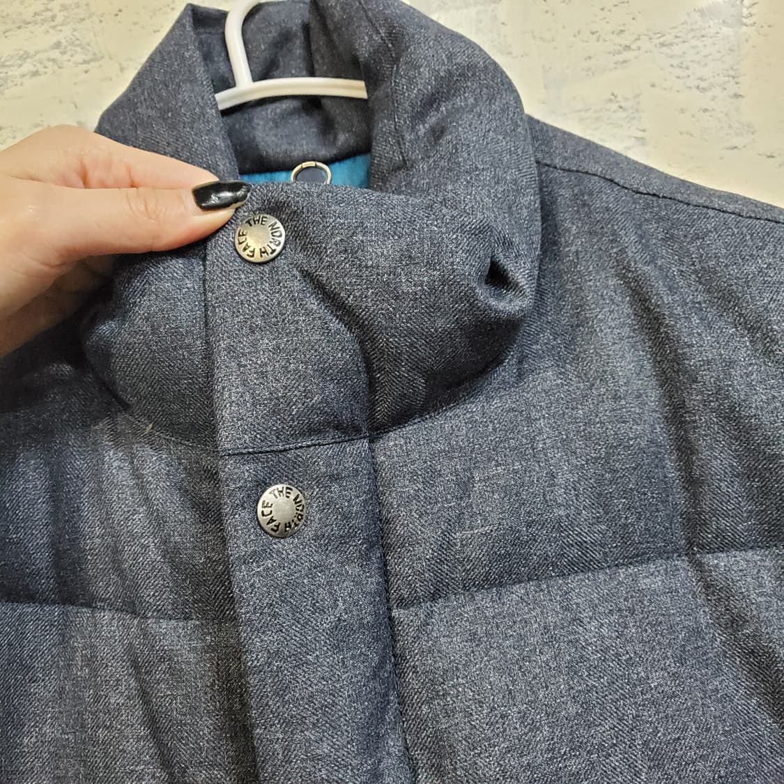 노스페이스 인디고 블루 구스다운 조끼 패딩  상품이미지4