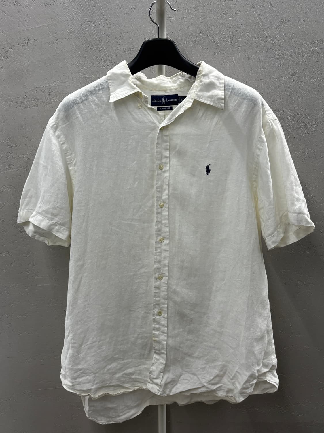 폴로 랄프로렌 린넨 반팔 셔츠 XXL 상품이미지2
