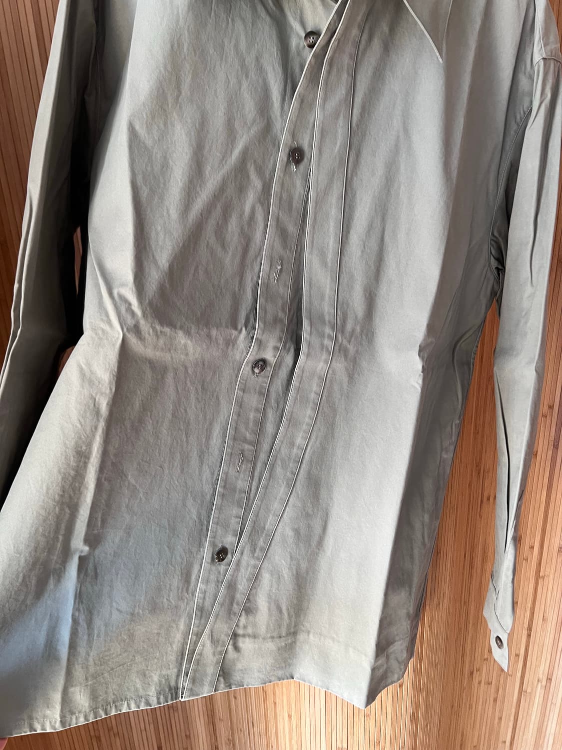 LE17SEPTEMBRE HOMME 라운드 라인 레이어드 셔츠 상품이미지5