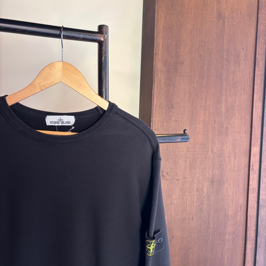 15771 - 스톤아일랜드 블랙 와펜 맨투맨 상품이미지3